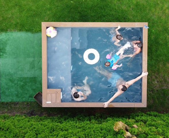 Pool Spa Container 3,0mx 2,5m com jacuzzi, pacote de conforto
