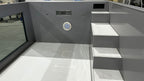 Piscina de polipropileno 6,5 mx 2,5 m com 4 m de janela da piscina