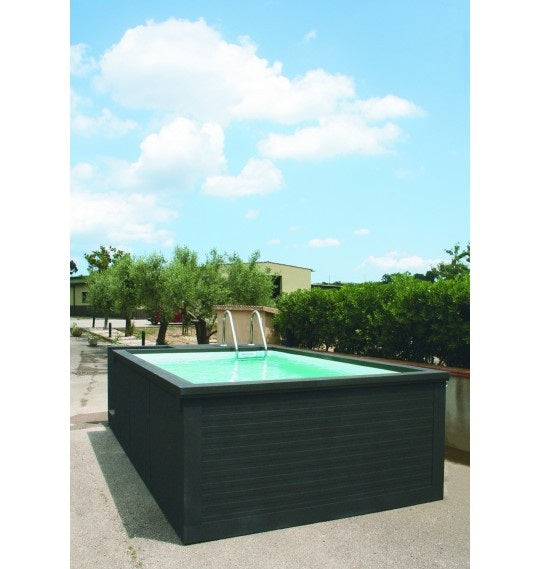Mini contêiner de piscina móvel 5m25x2m55x1m26