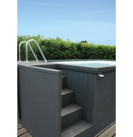 Mini contêiner de piscina móvel 5m25x2m55x1m26