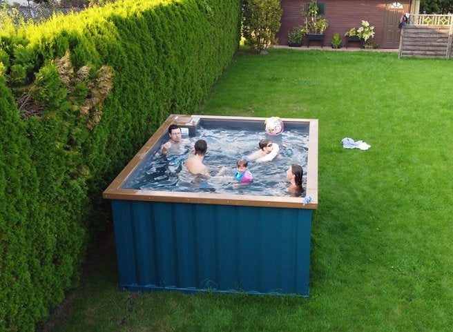 Pool Spa Container 3,0mx 2,5m com jacuzzi, pacote de conforto