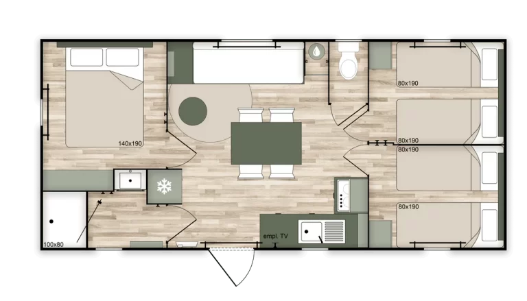 CASA MÓVEL DE LUXO