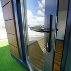 Cabaninha de jardim recondicionada com 12 m² – Acabamento em madeira e antracite