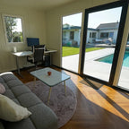 Cabaninha de jardim recondicionada com 12 m² – Acabamento em madeira e antracite