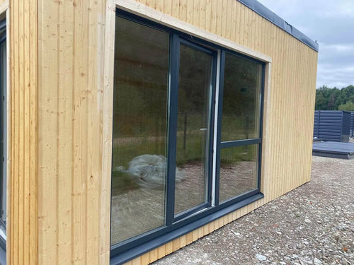 Escritório modular em madeira, 18 m²