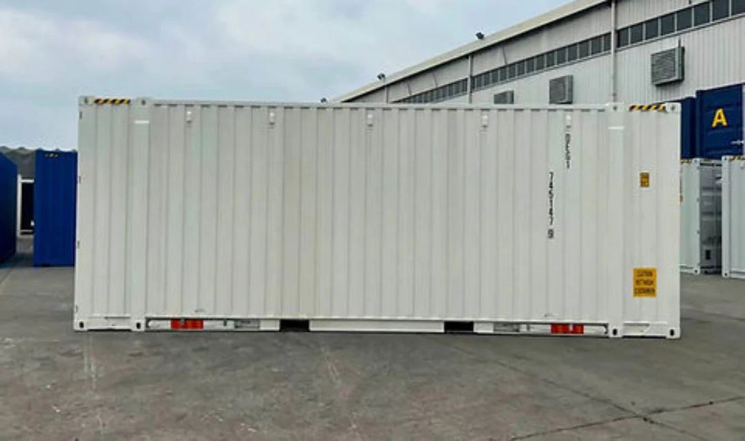 Contentor móvel High Cube de 25 pés: largura otimizada para paletes