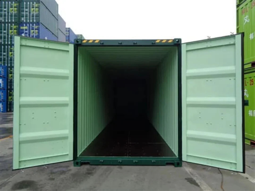Recipiente Marítimo VERde de 40 PÉS de ALTO CUBO – Novo
