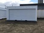 Contentor High Cube de 6 metros com porta de enrolar elétrica