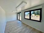 Escritório em contentor marítimo convertido, 18 m²