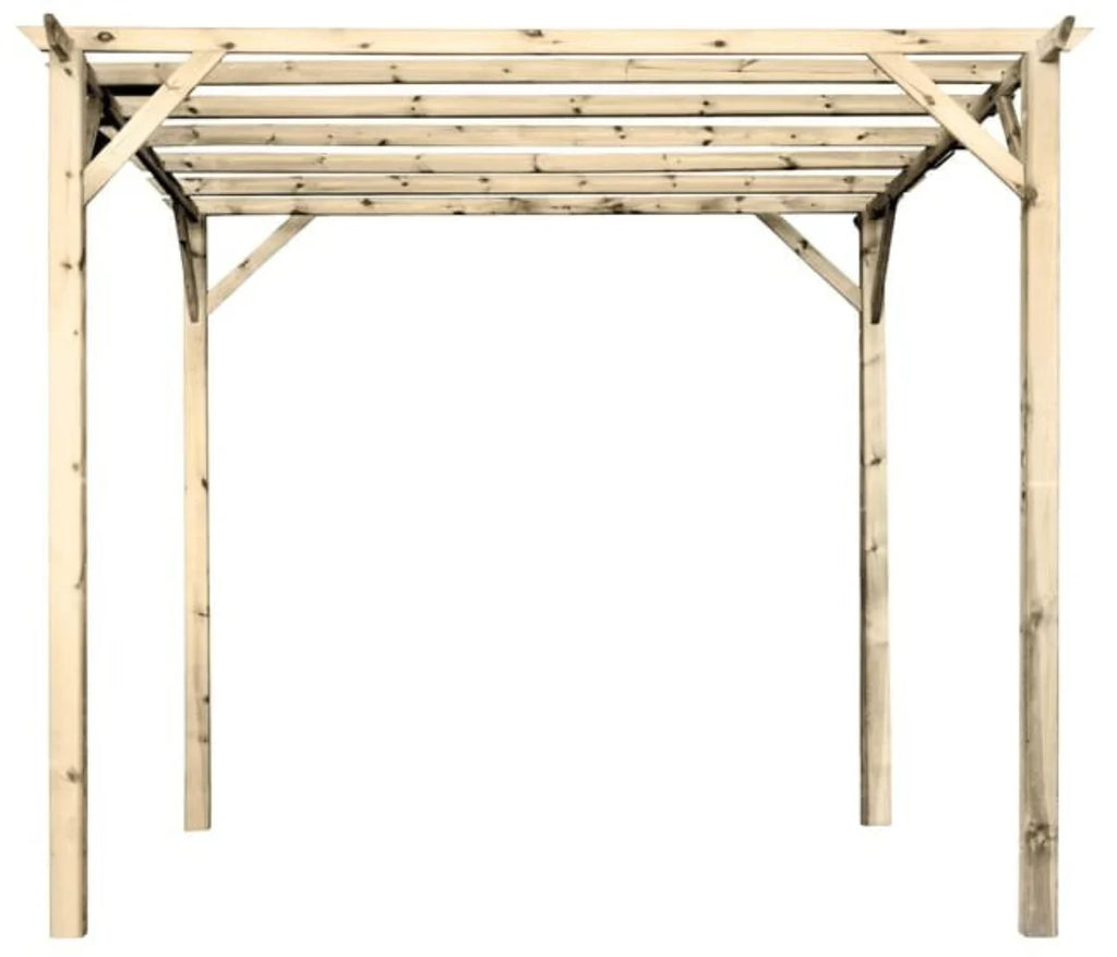 Pérgola de madeira ANCOLIE 3 300X300X247CM