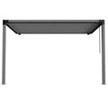 Pérgola de alumínio NATERIAL OMEGA CINZA ESCURO 2,85X4M