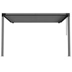 Pérgola de alumínio NATERIAL OMEGA CINZA ESCURO 2,85X4M