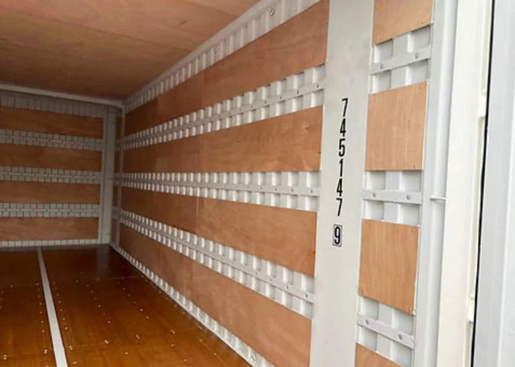 Contentor móvel High Cube de 25 pés: largura otimizada para paletes
